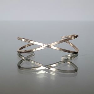 Gold Tone X Cross Bracelet